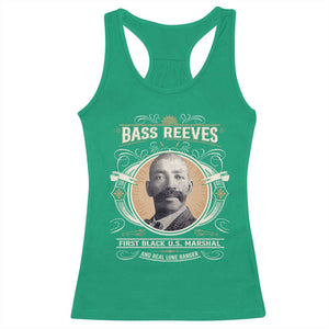 Bass Reeves First Black US Marshal And Real Lone Ranger Racerback Tank Top African American Cowboy TS11 Irish Green Print Your Wear
