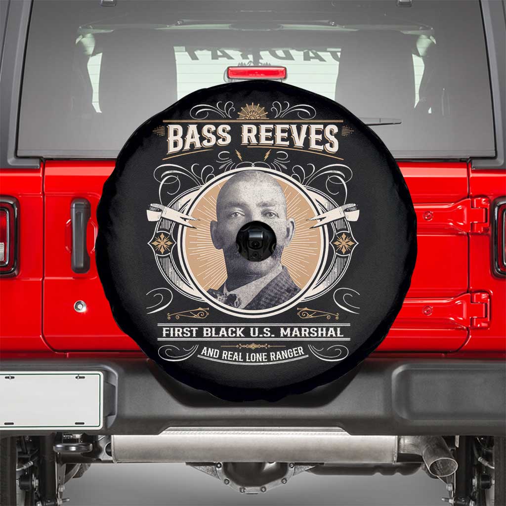 Bass Reeves First Black US Marshal And Real Lone Ranger Spare Tire Cover African American Cowboy TS11 Black Print Your Wear