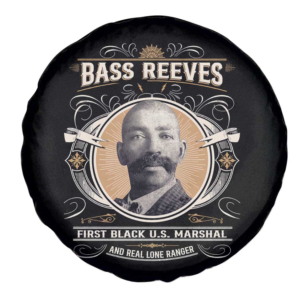 Bass Reeves First Black US Marshal And Real Lone Ranger Spare Tire Cover African American Cowboy TS11 Print Your Wear