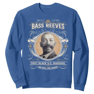 Bass Reeves First Black US Marshal And Real Lone Ranger Sweatshirt African American Cowboy TS11 Royal Blue Print Your Wear