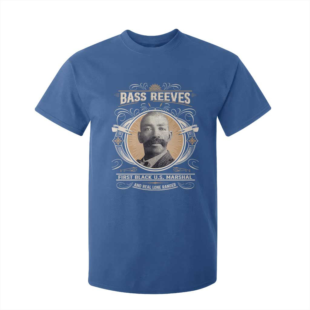 Bass Reeves First Black US Marshal And Real Lone Ranger T Shirt For Kid African American Cowboy TS11 Royal Blue Print Your Wear