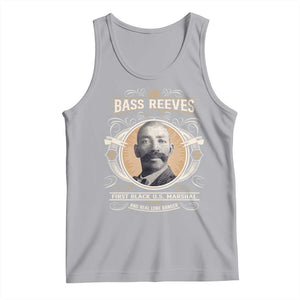 Bass Reeves First Black US Marshal And Real Lone Ranger Tank Top African American Cowboy TS11 Athletic Heather Print Your Wear