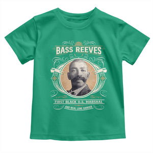 Bass Reeves First Black US Marshal And Real Lone Ranger Toddler T Shirt African American Cowboy TS11 Irish Green Print Your Wear