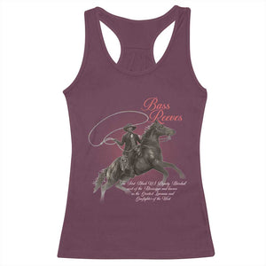 Bass Reeves Racerback Tank Top African American Cowboy Marshal Black History Month TS11 Maroon Print Your Wear