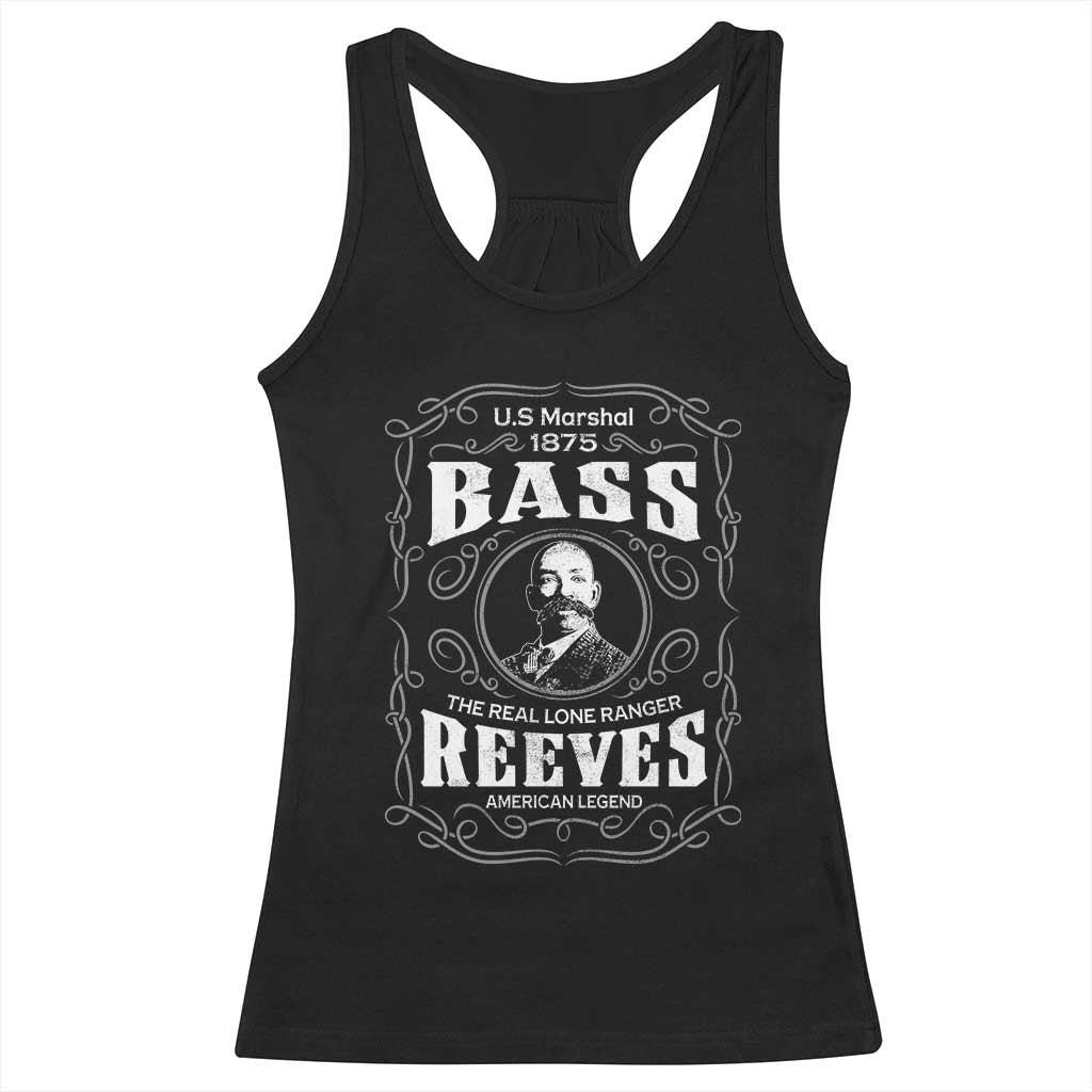 Bass Reeves Racerback Tank Top US Marshal 1875 The Real Lone Ranger American Legend TS11 Black Print Your Wear