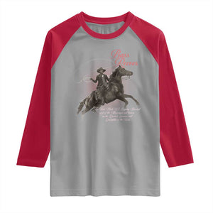Bass Reeves Raglan Shirt African American Cowboy Marshal Black History Month TS11 Sport Gray Red Print Your Wear