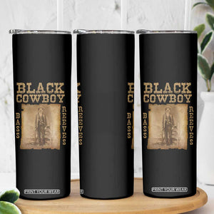 Bass Reeves Skinny Tumbler Black Cowboy Western Legend Vintage TS02 Print Your Wear