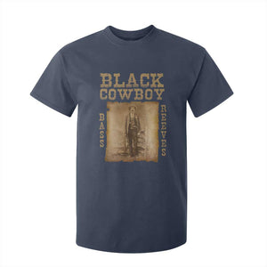 Bass Reeves T Shirt For Kid Black Cowboy Western Legend Vintage TS02 Navy Print Your Wear