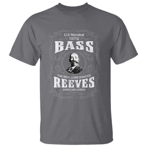 Bass Reeves T Shirt US Marshal 1875 The Real Lone Ranger American Legend TS11 Charcoal Print Your Wear