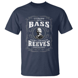 Bass Reeves T Shirt US Marshal 1875 The Real Lone Ranger American Legend TS11 Navy Print Your Wear