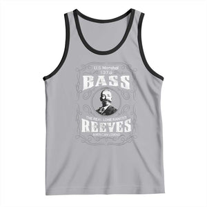 Bass Reeves Tank Top US Marshal 1875 The Real Lone Ranger American Legend TS11 Athletic Heather Black Print Your Wear