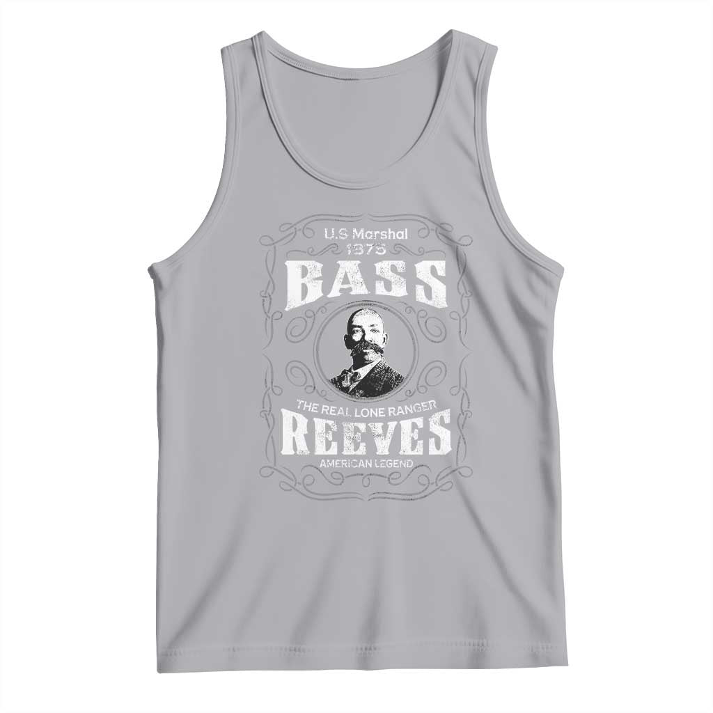Bass Reeves Tank Top US Marshal 1875 The Real Lone Ranger American Legend TS11 Athletic Heather Print Your Wear