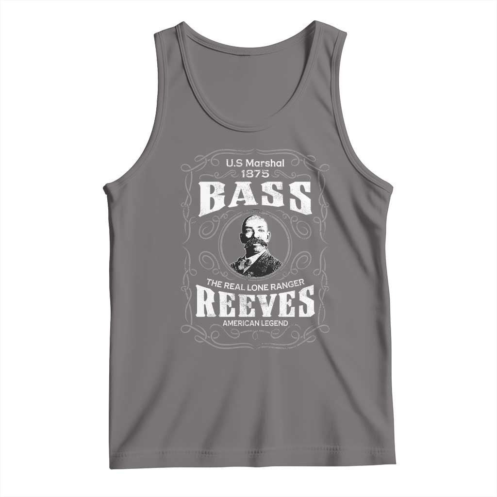 Bass Reeves Tank Top US Marshal 1875 The Real Lone Ranger American Legend TS11 Deep Heather Print Your Wear