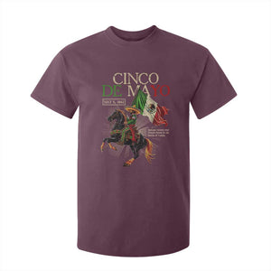 Battle of Puebla Cinco De Mayo T Shirt For Kid May 5 1862 Mexican History TS10 Maroon Print Your Wear