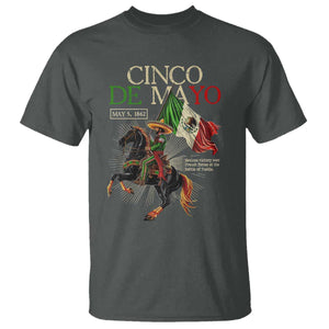 Battle of Puebla Cinco De Mayo T Shirt May 5 1862 Mexican History TS10 Dark Heather Print Your Wear