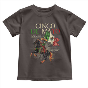 Battle of Puebla Cinco De Mayo Toddler T Shirt May 5 1862 Mexican History TS10 Dark Chocolate Print Your Wear