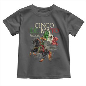 Battle of Puebla Cinco De Mayo Toddler T Shirt May 5 1862 Mexican History TS10 Dark Heather Print Your Wear