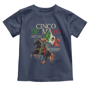 Battle of Puebla Cinco De Mayo Toddler T Shirt May 5 1862 Mexican History TS10 Navy Print Your Wear