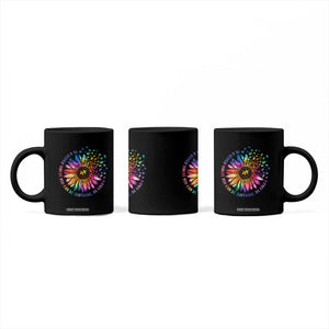Be Kind Autism Awareness Coffee Mug Kindness Sunflower Tie Dye Puzzle TS02 Print Your Wear