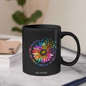 Be Kind Autism Awareness Coffee Mug Kindness Sunflower Tie Dye Puzzle TS02 Print Your Wear