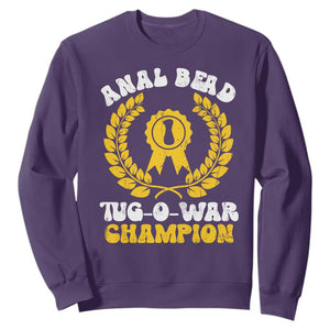 Bead Tug O War Champion Sweatshirt Funny Sarcastic Saying Weird Gag Gift TS10 Purple Print Your Wear