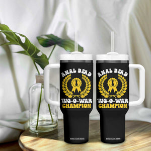 Bead Tug O War Champion Tumbler With Handle Funny Sarcastic Saying Weird Gag Gift TS10 Print Your Wear