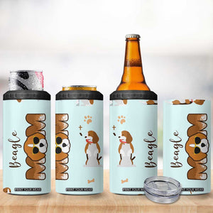 Beagle Dog Mom 4 in 1 Can Cooler Tumbler Funny Dog Lover Mothers Day Gifts TB10 Print Your Wear