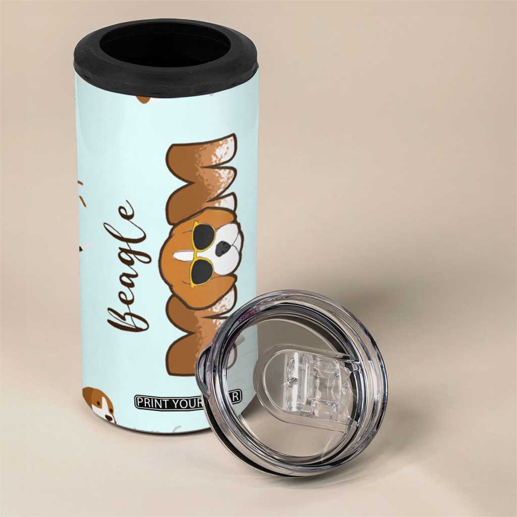 Beagle Dog Mom 4 in 1 Can Cooler Tumbler Funny Dog Lover Mothers Day Gifts TB10 Print Your Wear