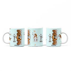 Beagle Dog Mom Coffee Mug Funny Dog Lover Mothers Day Gifts TB10 Print Your Wear