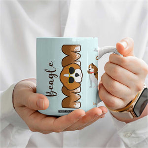 Beagle Dog Mom Coffee Mug Funny Dog Lover Mothers Day Gifts TB10 Print Your Wear