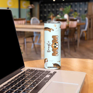 Beagle Dog Mom Skinny Tumbler Funny Dog Lover Mothers Day Gifts TB10 Print Your Wear