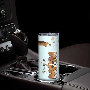 Beagle Dog Mom Skinny Tumbler Funny Dog Lover Mothers Day Gifts TB10 Print Your Wear