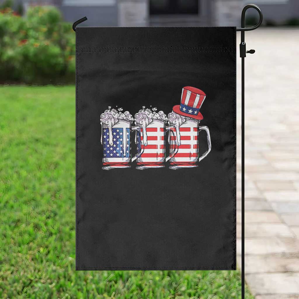 Beer American Flag 4th of July Garden Flag Merica Drinking USA TS10 Print Your Wear