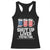 Beer American Flag 4th of July Racerback Tank Top Merica Drinking USA Shut Up Liver You Are Fine TS10 Black Print Your Wear