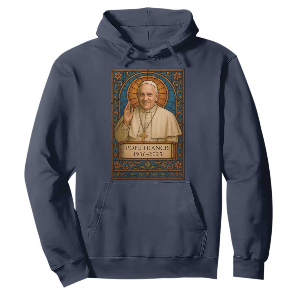 Beloved Pope Francis Hoodie 1936-2025 Memorial TS02 Navy Print Your Wear