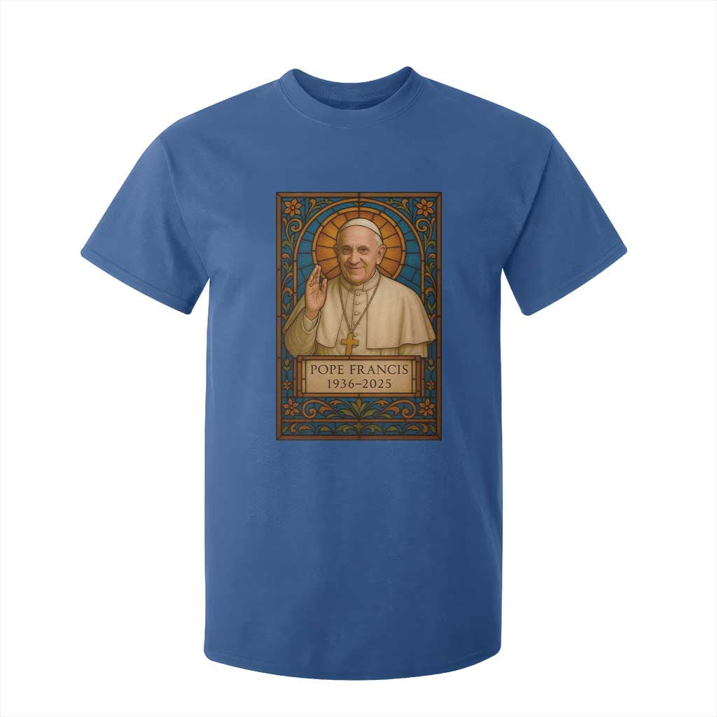 Beloved Pope Francis T Shirt For Kid 1936-2025 Memorial TS02 Royal Blue Print Your Wear