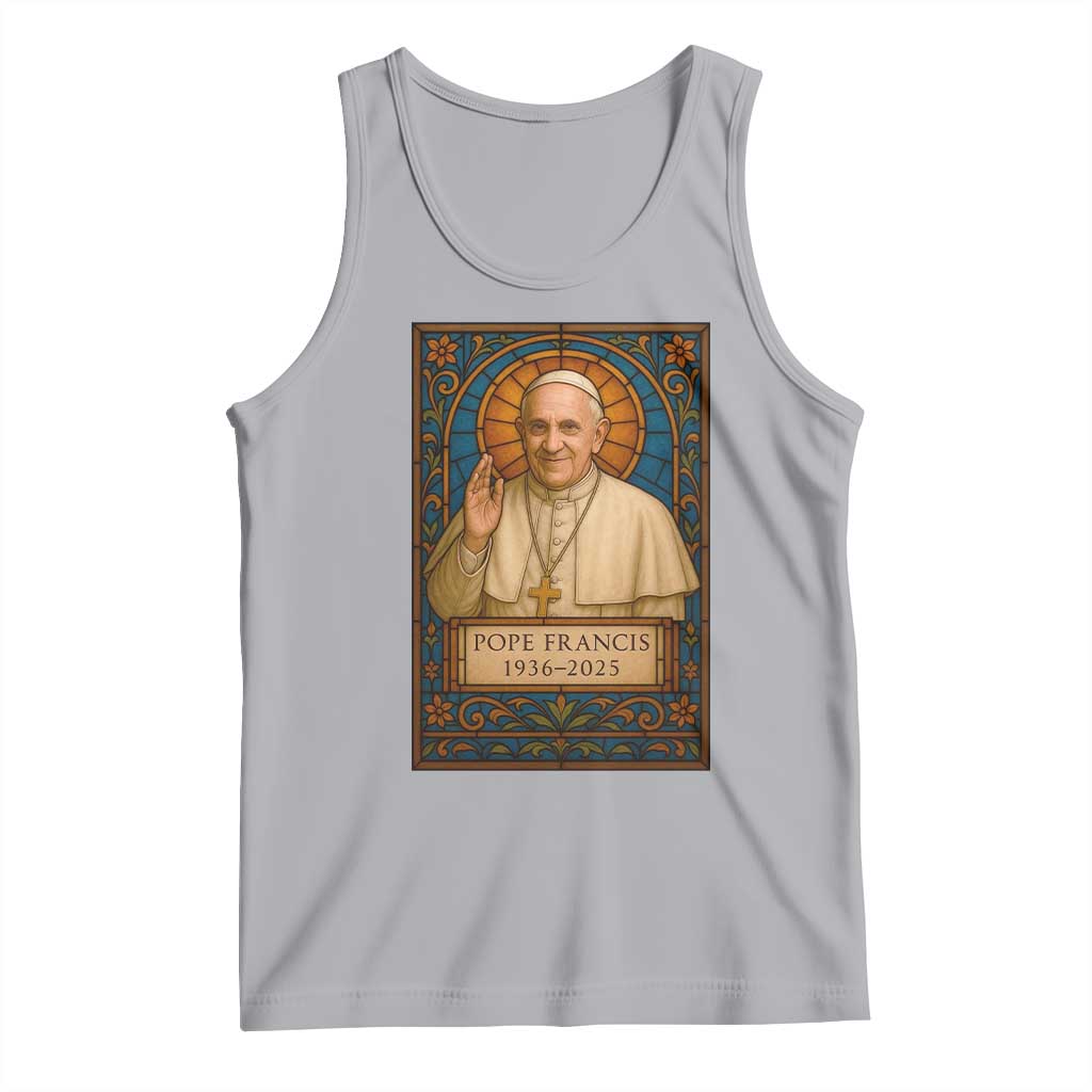 Beloved Pope Francis Tank Top 1936-2025 Memorial TS02 Athletic Heather Print Your Wear