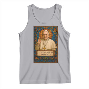 Beloved Pope Francis Tank Top 1936-2025 Memorial TS02 Athletic Heather Print Your Wear