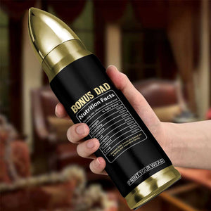 Best Bonus Dad Ever Bullet Tumbler Funny Step Dad American Flag Fathers Day TB10 Print Your Wear