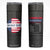 Best Bonus Dad Ever Skinny Tumbler Step Dad American Flag TB10 Black Print Your Wear