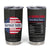 Best Bonus Dad Ever Tumbler Cup Step Dad American Flag TB10 Black Print Your Wear