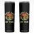 Best Dad By Par Disc Golf Skinny Tumbler American Camouflage Flag TS10 Black Print Your Wear