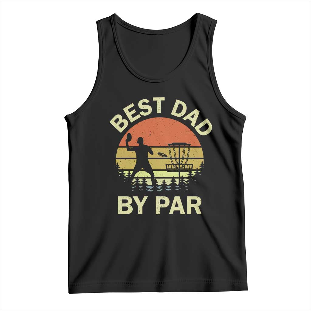 Best Dad By Par Disc Golf Tank Top American Camouflage FlaG TS10 Black Print Your Wear