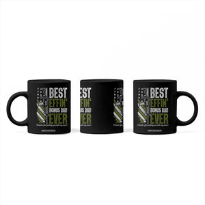 Best Effin Bonus Dad Ever Coffee Mug Step Dad Gun American Flag TS10 Print Your Wear