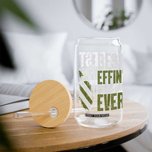 Best Effin Bonus Dad Ever Glass Can Step Dad Gun American Flag TS10 Print Your Wear