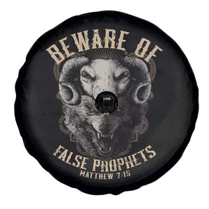 Beware Of False Prophets Spare Tire Cover Christian Sheep Wolf TS11 Print Your Wear
