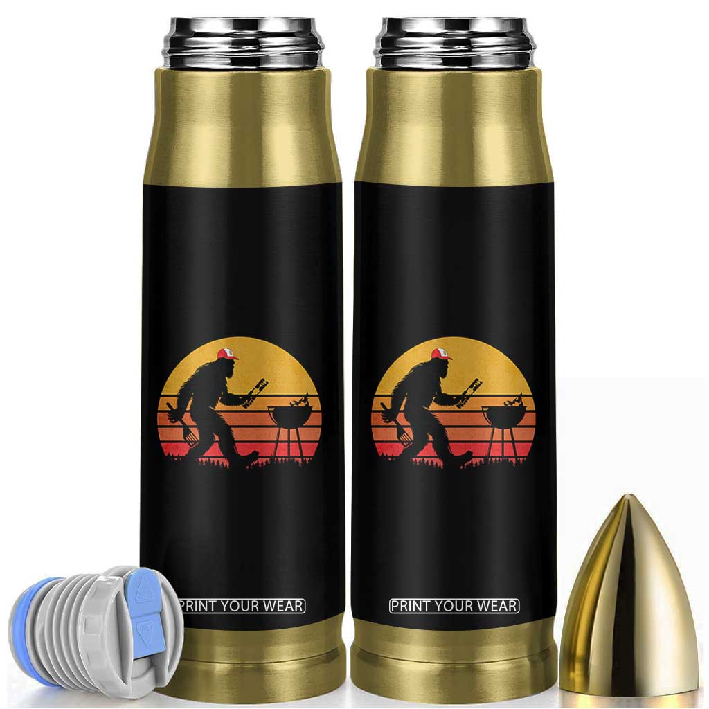 Bigfoot BBQ Bullet Tumbler Funny Barbecue Sasquatch Lovers Dad Grill Gift TS10 Black Print Your Wear