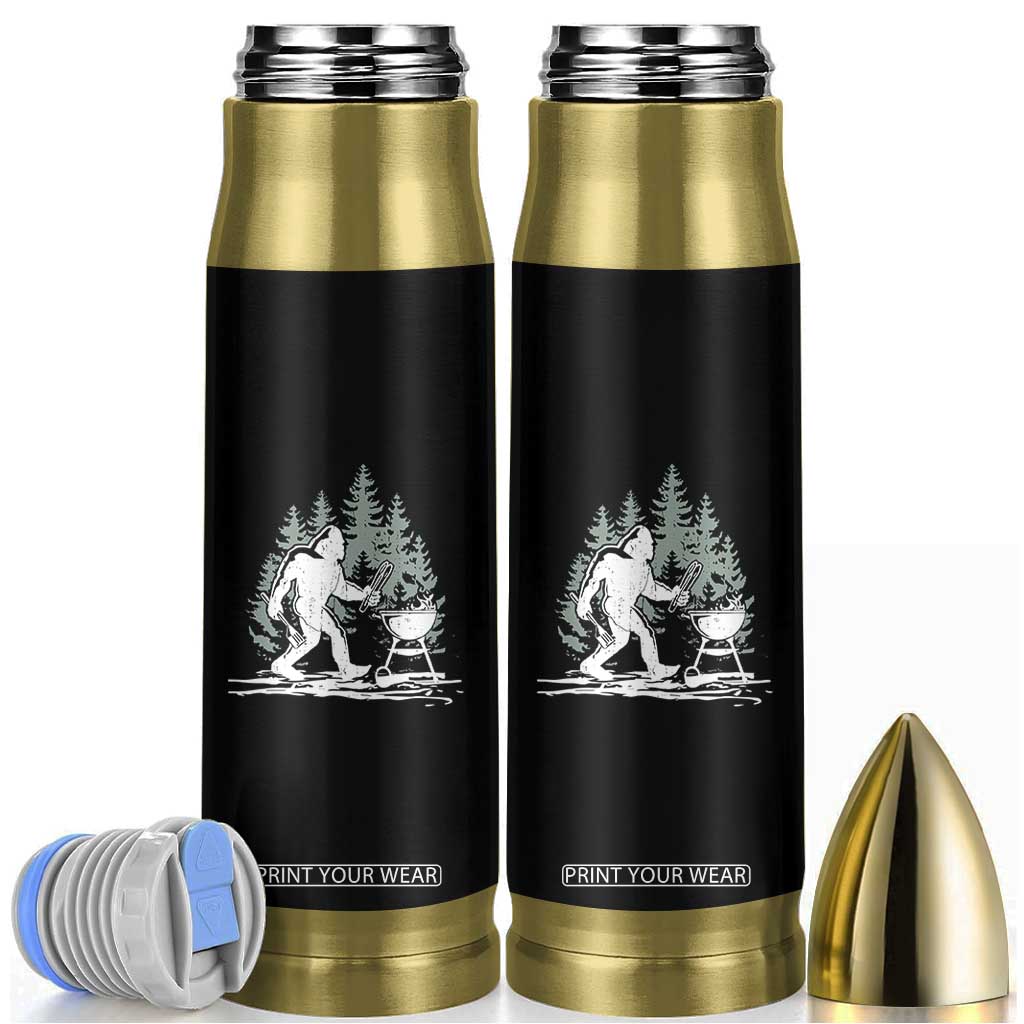 Bigfoot BBQ Bullet Tumbler Funny Sasquatch Barbecue Dad Grill Gift TS10 Black Print Your Wear