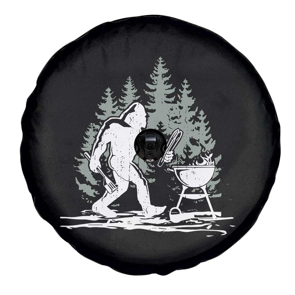 Bigfoot BBQ Spare Tire Cover Funny Sasquatch Barbecue Dad Grill Gift TS10 Print Your Wear
