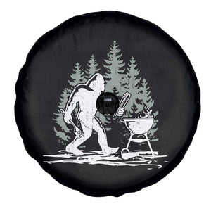 Bigfoot BBQ Spare Tire Cover Funny Sasquatch Barbecue Dad Grill Gift TS10 Print Your Wear
